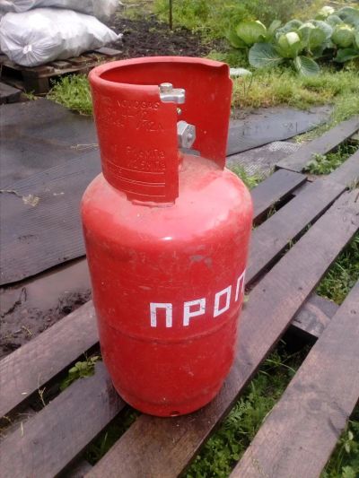 Лот: 10308484. Фото: 1. Баллон пропан 12 л. Баллоны, газ в баллонах