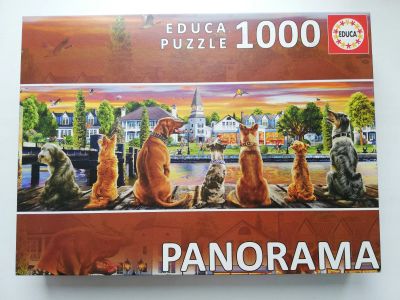 Лот: 16333881. Фото: 1. Пазл Educa 1000 Собаки на набережной. Пазлы