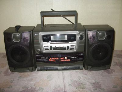 Лот: 6888045. Фото: 1. LG CD-962AX, магнитола, колонки... Музыкальные центры, магнитолы