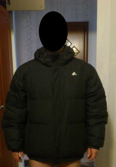 Лот: 4395491. Фото: 1. Пуховик мужской Adidas Р 52-54... Верхняя одежда