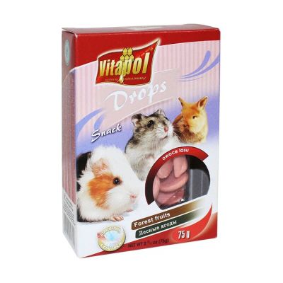 Лот: 10400049. Фото: 1. Дропсы vitapol drops для грызунов... Корма