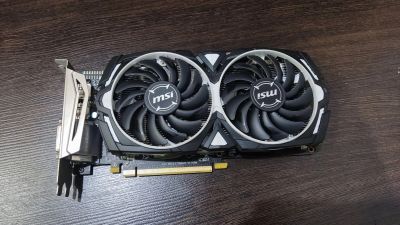 Лот: 19566521. Фото: 1. MSI AMD Radeon RX 470 ARMOR 4G. Видеокарты