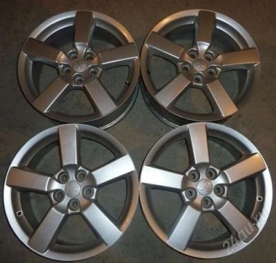 Лот: 952670. Фото: 1. Оригинальные литые диски R18 Mitsubishi... Диски