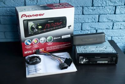 Лот: 15307317. Фото: 1. Автомагнитола Pioneer MVH-X580BT... Автомагнитолы