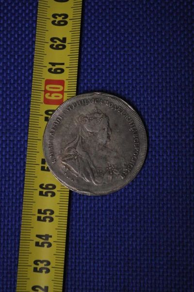 Лот: 11078517. Фото: 1. Копия монеты 1 рубль 1739г. Россия до 1917 года