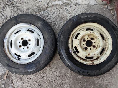 Лот: 25631420. Фото: 1. Dunlop Digi-Tyre Eco EC 201 155... Шины на дисках