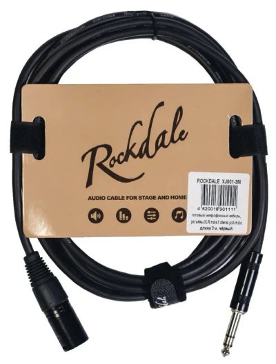 Лот: 18412007. Фото: 1. Микрофонный кабель XLR 6.3 мм... Аксессуары