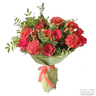 Лот: 13832434. Фото: 1. Лот № 591 Букет - 1700р. Свежие цветы