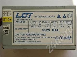 Лот: 482437. Фото: 1. LCT 350W. Корпуса, блоки питания