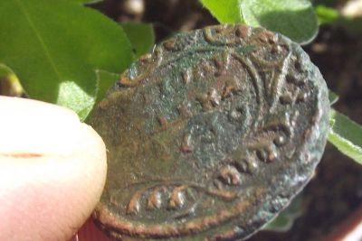Лот: 7442641. Фото: 1. Полушка 1739 в сохране оригинал... Россия до 1917 года