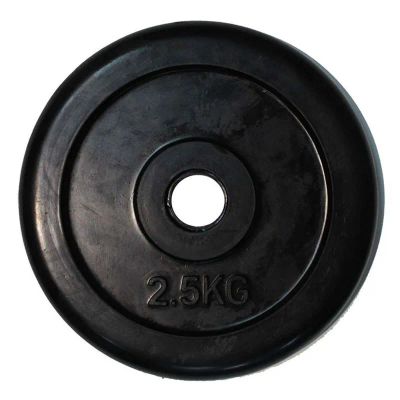 Лот: 22371704. Фото: 1. Диск обрезиненный черный Classic... Штанги, блины