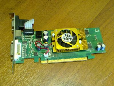 Лот: 1150480. Фото: 1. Palit GeForce 8400GS 256Mb. Видеокарты