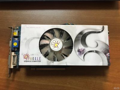 Лот: 14384459. Фото: 1. Видеокарта PCI-E 512Mb Sparkle... Видеокарты