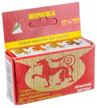 Лот: 21102461. Фото: 1. Морилка Анлес для дерева 10г красное... Краски, лаки, растворитель