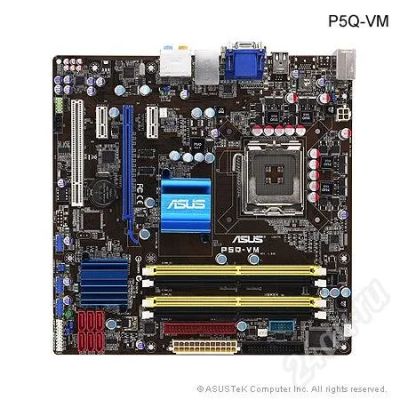 Лот: 197025. Фото: 1. ASUS P5Q-VM. Материнские платы