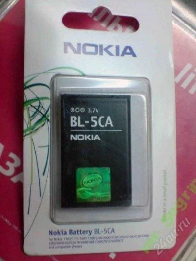 Лот: 1696871. Фото: 1. Аккумулятор Nokia BL-5CA. Аккумуляторы