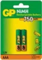 Лот: 7289580. Фото: 1. аккумулятор GP HR03 AAA 750mAh... Батарейки, аккумуляторы, элементы питания