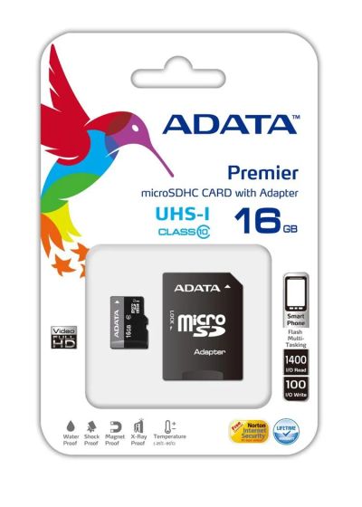 Лот: 3210910. Фото: 1. Карта памяти microSD HC 16 GB... Карты памяти