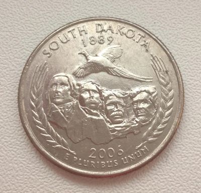 Лот: 7911949. Фото: 1. США. 25 центов. Квотер. 2006 год... Америка