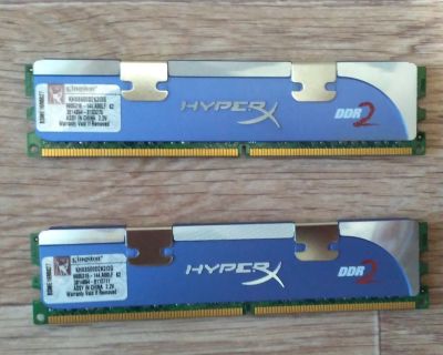 Лот: 12285551. Фото: 1. Память Kingston HyperX DDR2-800... Оперативная память