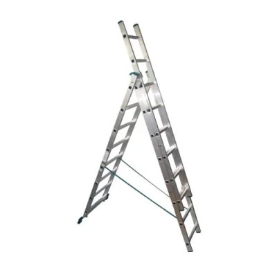 Лот: 3167670. Фото: 1. Лестница 3х-секционная \ Лестница... Стремянки, подмости, строительные леса