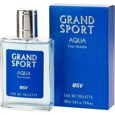 Лот: 12269438. Фото: 1. Bsv men Grand Sport - Aqva Туалетная... Мужская парфюмерия