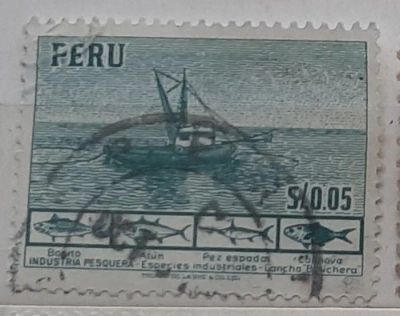 Лот: 25057523. Фото: 1. Марка. Перу. 1955 г. Марки