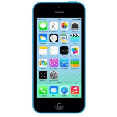 Лот: 7040478. Фото: 1. iphone 5c blue 8gb LTE возможен... Смартфоны