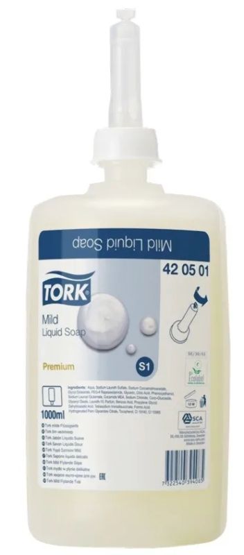 Лот: 24948086. Фото: 1. Мыло жидкое 1л. TORK картридж... Бытовая химия