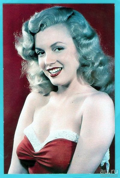Лот: 17947010. Фото: 1. Marilyn Monroe/Мэрилин Монро-глянцевая... Открытки, конверты