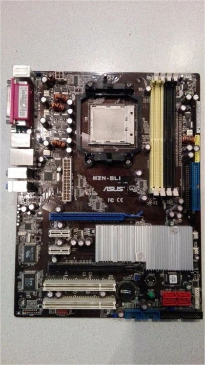 Лот: 9181350. Фото: 1. Материнская плата ASUS M2N-SLI... Материнские платы