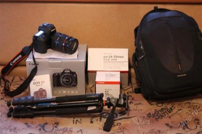 Лот: 2820472. Фото: 1. Canon 5d mark III + 24-70 (за... Цифровые зеркальные