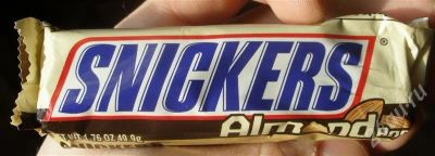 Лот: 270647. Фото: 1. Американский SNICKERS с миндалём. Разное