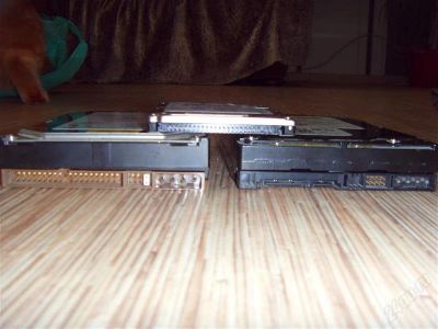 Лот: 1664429. Фото: 1. 2 жестких диска (1 не исправных... Жёсткие диски (HDD)