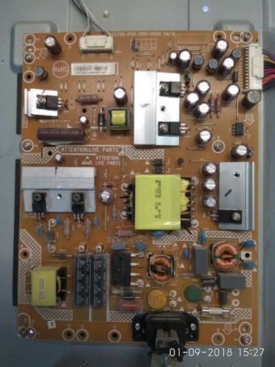 Лот: 12107034. Фото: 1. psu 715G5792-P02-000-002H Philips... Запчасти для телевизоров, видеотехники, аудиотехники