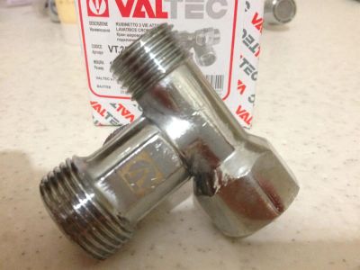 Лот: 3489496. Фото: 1. Новый тройник Valtec для подключения... Запорная и предохранительная арматура
