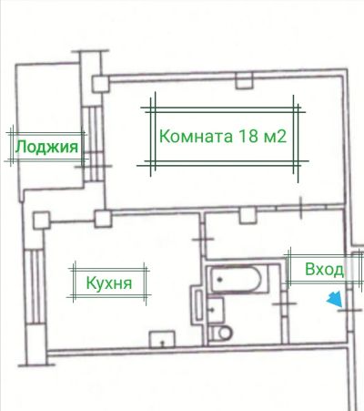 Лот: 17315587. Фото: 1. Квартира однокомнатная ул. Алексеева. Квартиры, студии