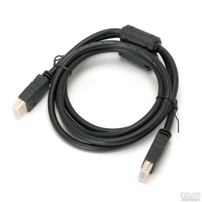 Лот: 18186271. Фото: 1. Шнур Hdmi - Hdmi gold 1,5m с фильтрами... Шнуры, кабели, разъёмы