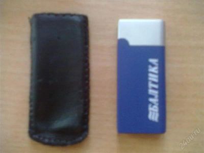 Лот: 1021338. Фото: 1. Продам зажигалку Балтика с чехлом. Сувенирные мелочи