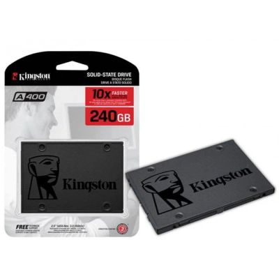 Лот: 16347662. Фото: 1. 240Gb SSD Kingston A400 SA400S37... SSD-накопители