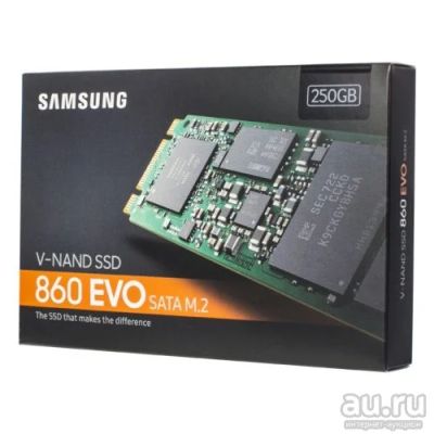 Лот: 15217750. Фото: 1. Накопитель SSD 250 ГБ Samsung... SSD-накопители