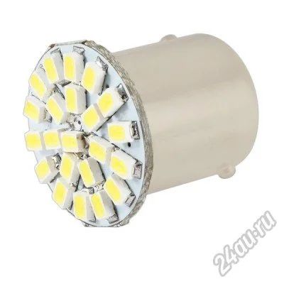 Лот: 5585631. Фото: 1. Автолампа S25(P21W) 12V 22SMD... Оптика и освещение