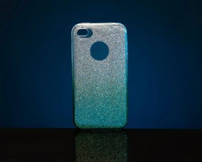 Лот: 19915864. Фото: 1. Кейс Блестки для iPhone 4/4S... Чехлы, бамперы