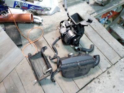 Лот: 12613523. Фото: 1. печка , корпус воздушного фильтра... Салон