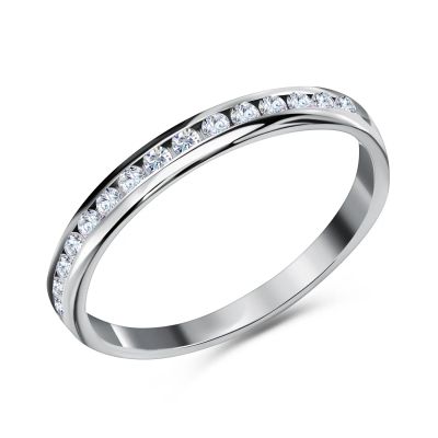 Лот: 23868073. Фото: 1. Серебряное кольцо с фианитами. Кольца, перстни