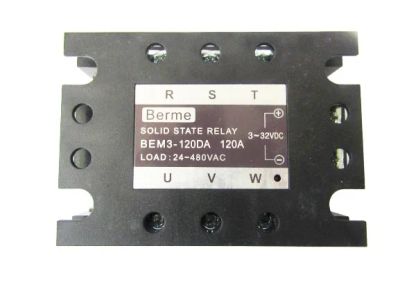Лот: 17512408. Фото: 1. Трехфазное реле SSR - BEM3 - 120DA... Промышленное