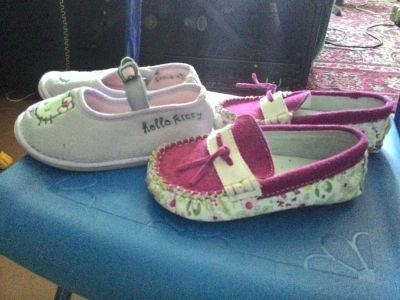 Лот: 5059946. Фото: 1. мокасины и тапки одним лотом 24... Туфли
