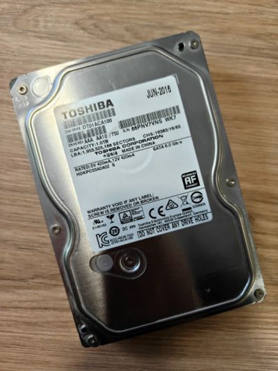 Лот: 25733892. Фото: 1. Toshiba DT01ACA100 1000Гб Для... Жёсткие диски (HDD)