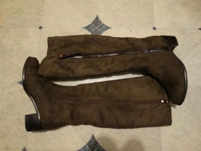 Лот: 8630257. Фото: 1. Сапоги новые,замша,зимние р.39-40... Сапоги