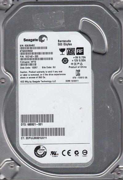 Лот: 11952544. Фото: 1. Жесткий диск Seagate Barracuda... Жёсткие диски (HDD)